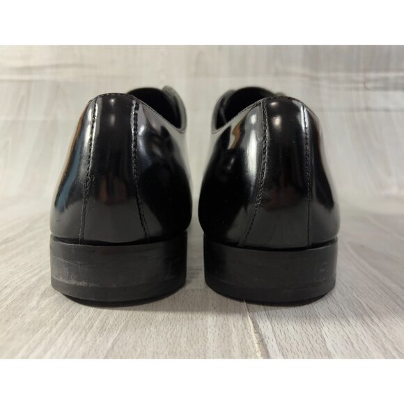 Versace Collection Derby Patent Leather Lace Up Shoes sz EU 44 US 11 color black main image 8